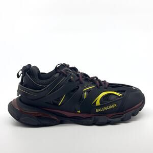 Size 11 - Balenciaga Men's Track Sneakers Black Maroon